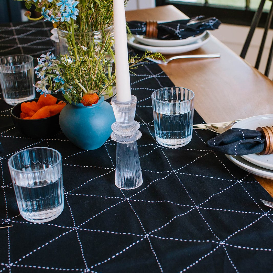 Charcoal Table Runner