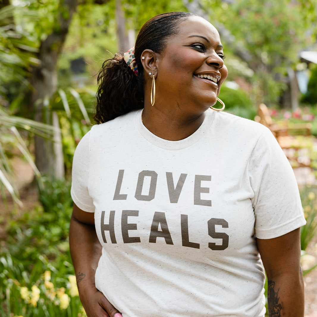Love Heals Oatmeal Tee