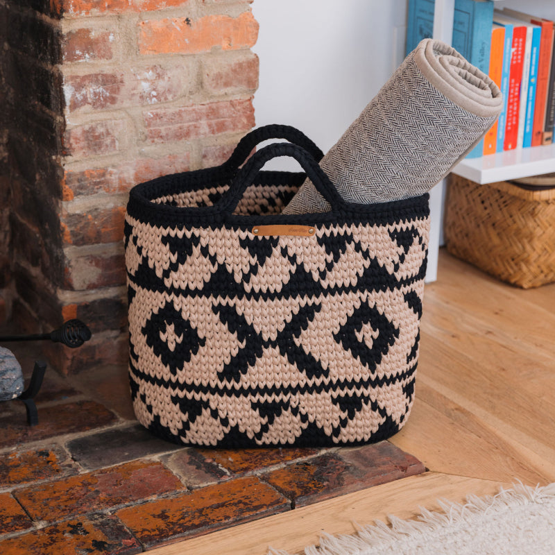 Crochet Large Basket