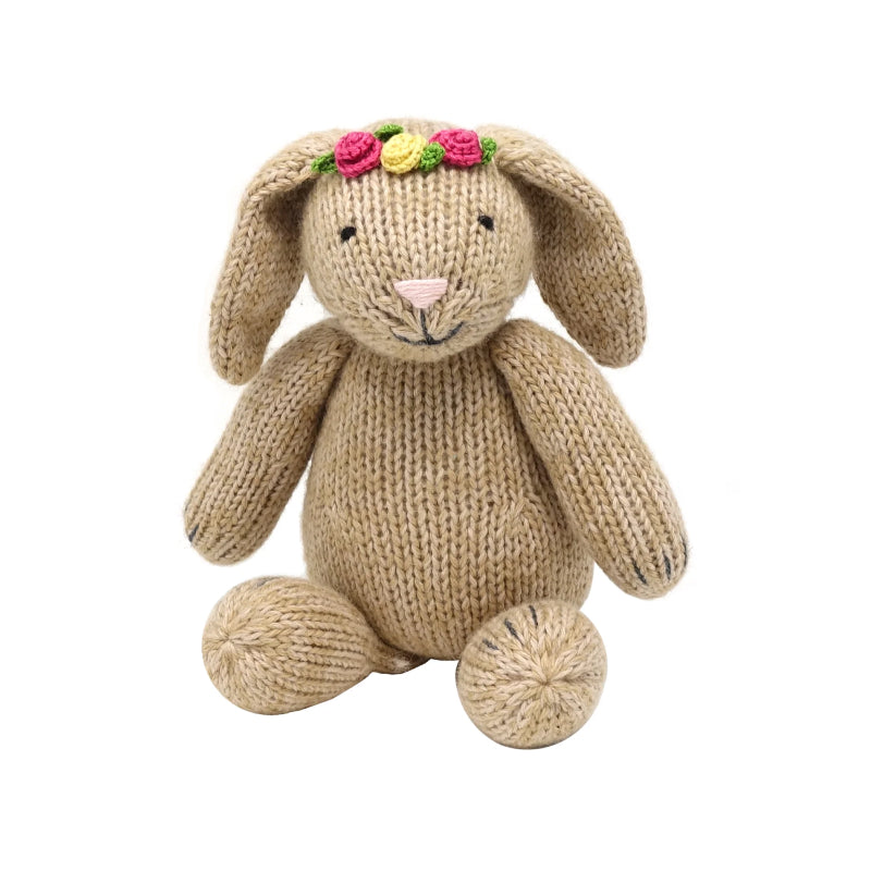 Handknit Stuffed Bunny