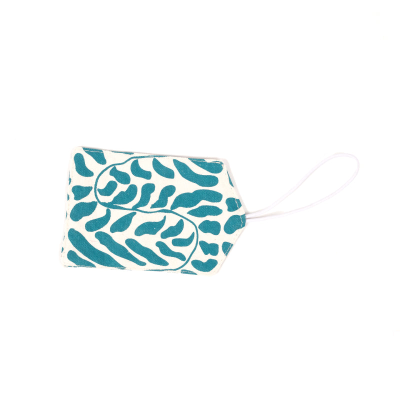 Handprinted Luggage Tag