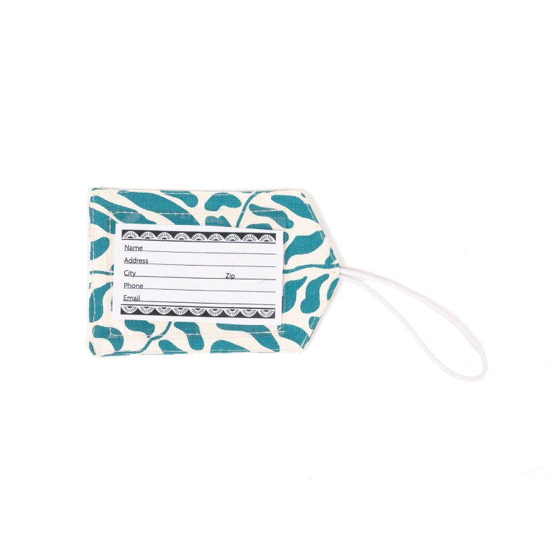 Handprinted Luggage Tag