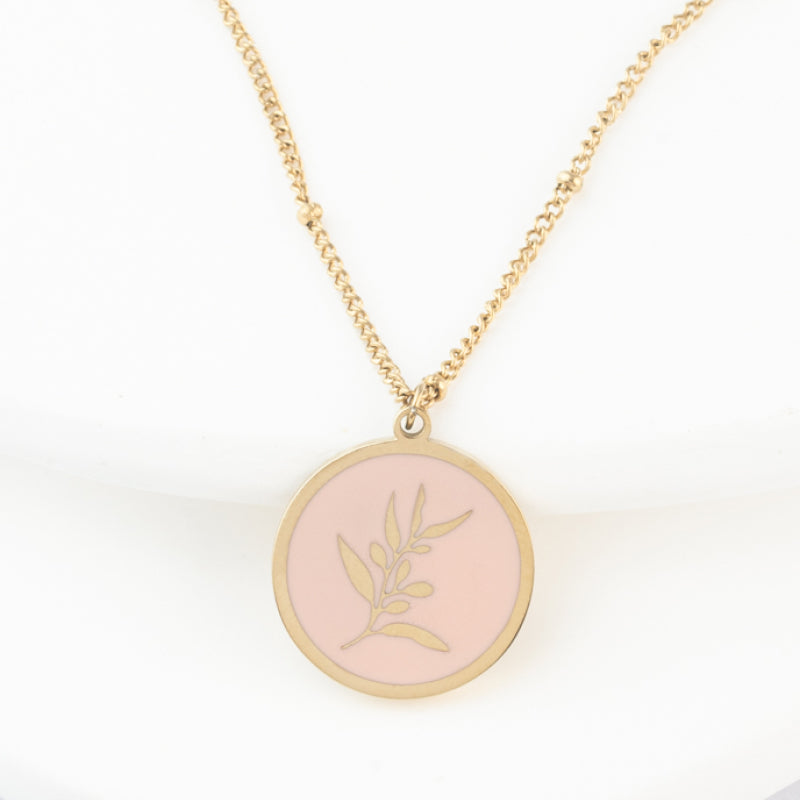 Resilience Leaf Pendant Necklace