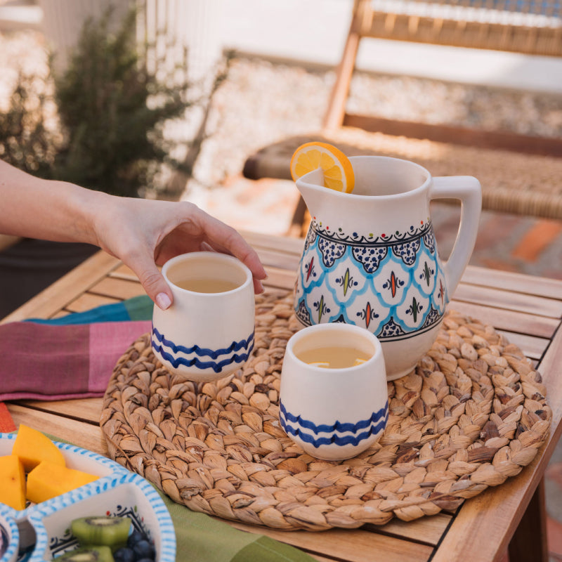 Handpainted Ceramic Pitcher