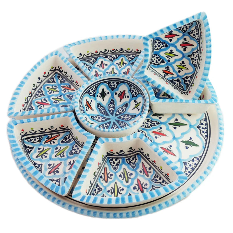 Handpainted Tapas Server Set