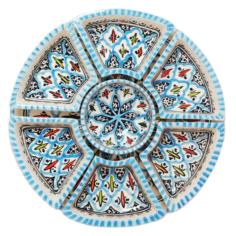 Handpainted Tapas Server Set