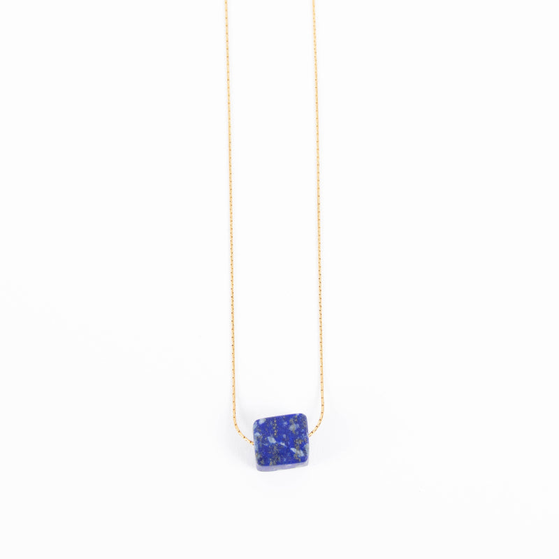 Natural Lapis Pendant Necklace