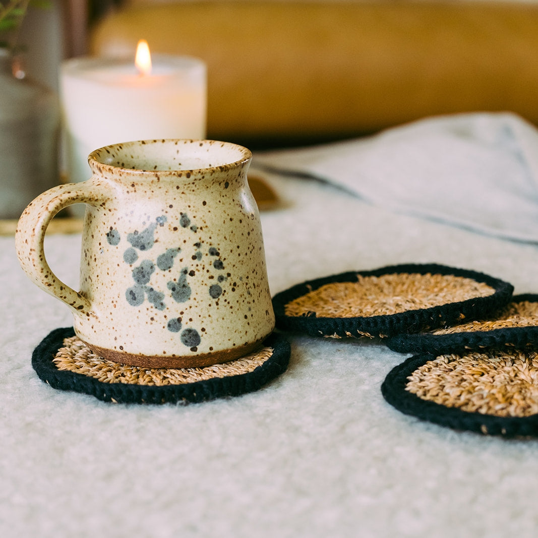 Freckled White Mug