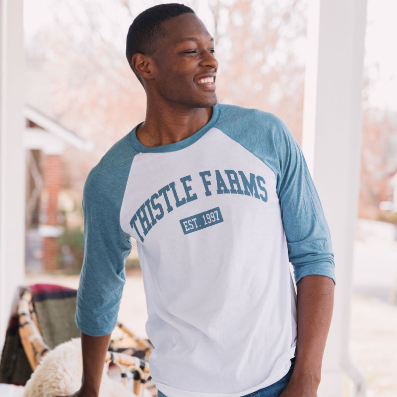 3/4 Sleeve Thistle Farms Est Baseball Tee
